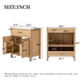 thumbnail image 2 of Harper & Bright Designs 30" Single Sink Bathroom Vanity, Free Standing Single Basin Vanity Set with Sink Combo with Drawers and Adjustable Shelf, Bathroom Sink Storage Cabinet for Bathroom, Walnut, 2 of 12