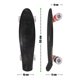thumbnail image 2 of Patineta Cruiser Penny Negra Reposapiés Antiderrapante LAVIGA Llantas Mixtas Plástico Resistente, 2 of 6