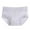 Clear, variant on Womens Underwear Women's Plus Size Crotch Breathable Skin Tight Belly Lifting Waist Lace Hem High Waist Underwear Panties for Women Black M