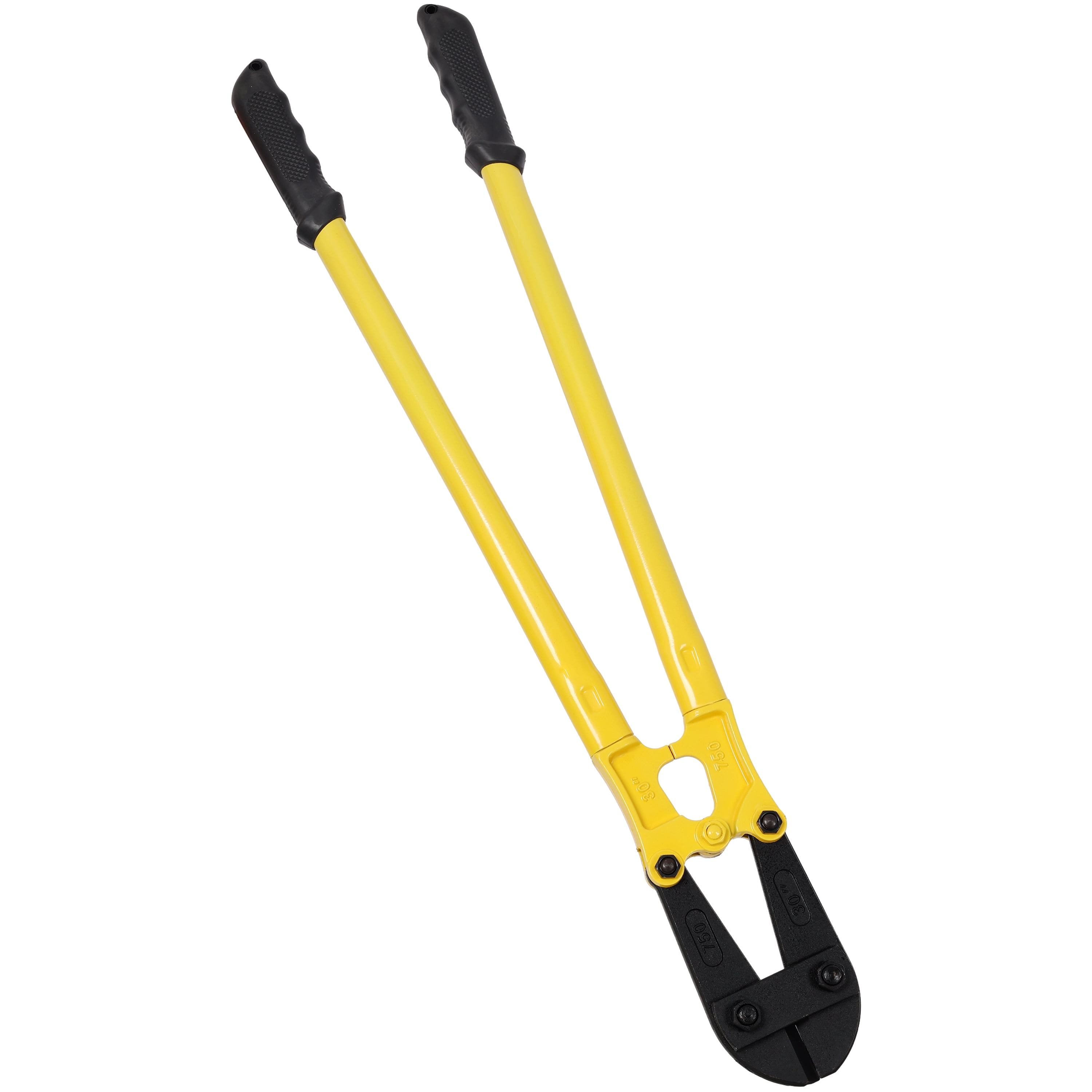 30" Heavy-Duty Medium Bolt Cutter for Fence, Steel Wire, Chain, Screws, Rivets & Medium Padlocks, Ergonomic Soft Rubber Grip Handle
