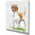 thumbnail image 2 of Funny Dog Walking on Grass - Animal Canvas Art Print, 2 of 3