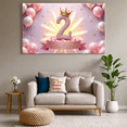 thumbnail image 5 of Colorful Balloons Birthday Banner Crown Design Party Backdrop for Kids Celebration Indoor Decoration, 5 of 6