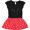 Black & Red with Polka Dots, variant on Inktastic Rack 'Em Up in Camo Girls Toddler Dress