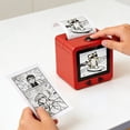 thumbnail image 4 of AI Voice Smart Sticker Printer, Portable Inkless Thermal Label Maker with Screen Preview, Instant Sticker Creator for Journaling, Study Notes, Organizing Labels & Kids Creative Projects, Red, 4 of 4