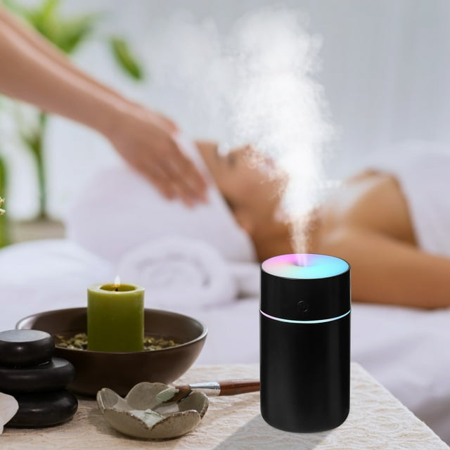 Boovnll Humidifiers for Bedroom, Candle Aroma Diffuser Usb Desktop Candle Home Humidifier, Humidifier, Humidifier Large Room, Cool Mist Humidifiers for Bedroom