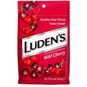 Luden's Throat Drops, Wild Cherry 30 ea (Pack of 2)