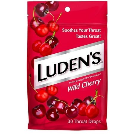 6 Pack - Luden's Throat Drops, Wild Cherry 30 ea