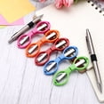 thumbnail image 5 of Stainless Steel Scissors | Ngxiha Anti-Rust Folding Scissors Glasses-Shaped Mini Shear, Safety Portable Scissors, Foldable Pocket Scissor, Suitable for Home, Office, Craft, Sewing - 1 Pc - Green, 5 of 9