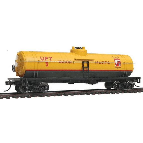 Tank Car - Ready To Run -- Union Pacific (Armour Yellow, gray, red)