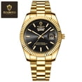 thumbnail image 2 of Mens Watches Stainless Steel Waterproof Analog Quartz Watch for Men with Date  Fashion Wristwatch, 2 of 7