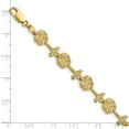 thumbnail image 3 of 14k Yellow Gold Palm Tree Bracelet, 3 of 7