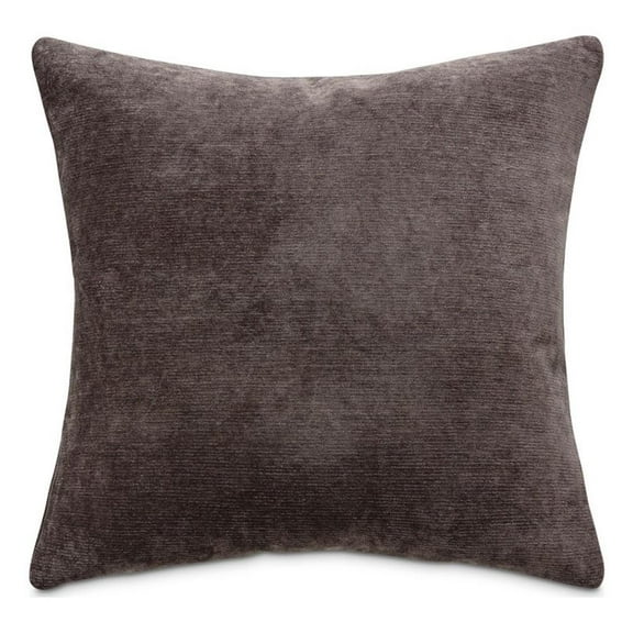 MICHAEL AMINI The Smith 20x20" Square Accent Pillow in Graphite Gray in Set of 2