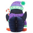 thumbnail image 4 of Hallmark Paper Wonder Displayable Pop Up Honeycomb Christmas Card (Penguin), 4 of 7