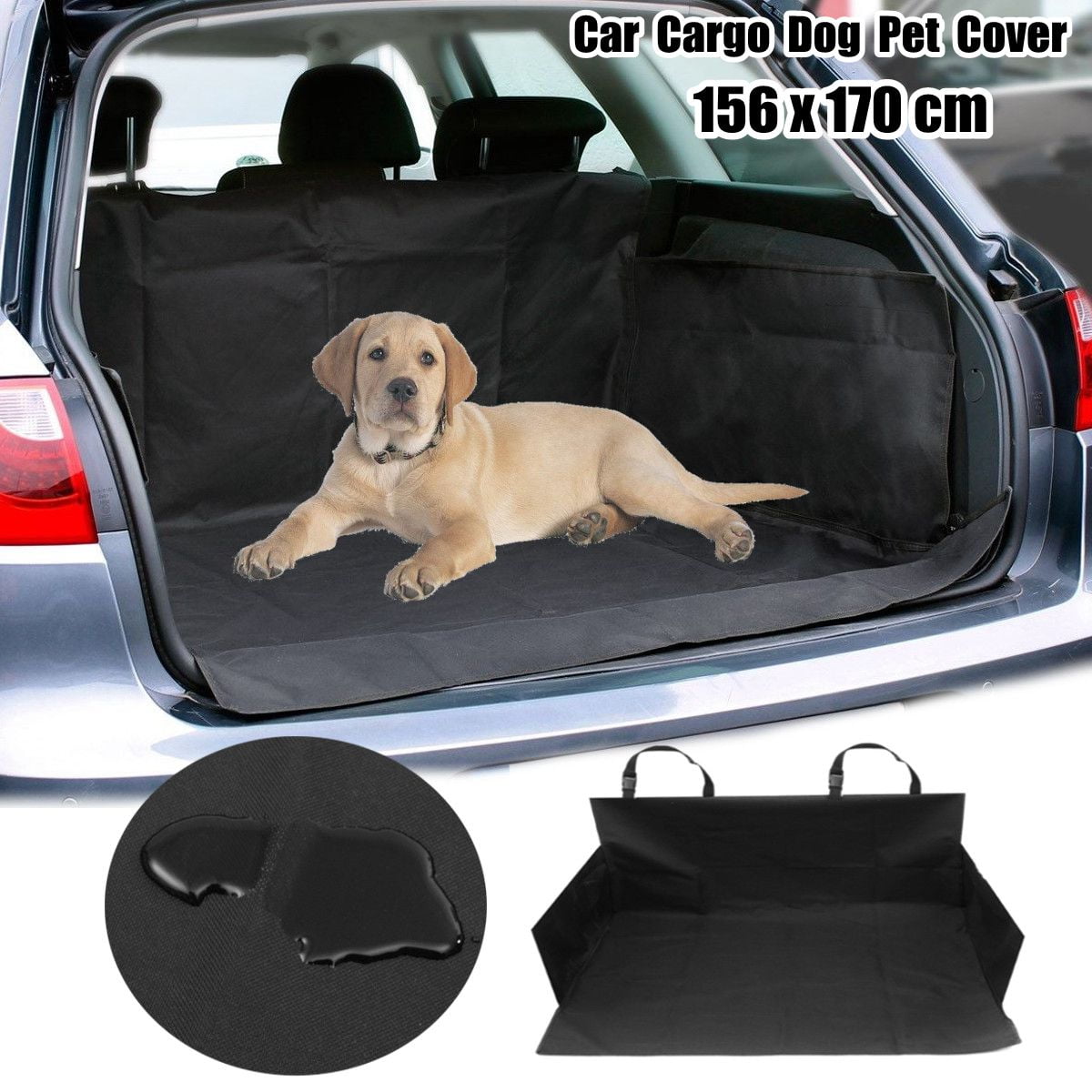 PetHot Dog Car Seat Cover Waterproof Rear Seat Protector Pet Boot Mat 
