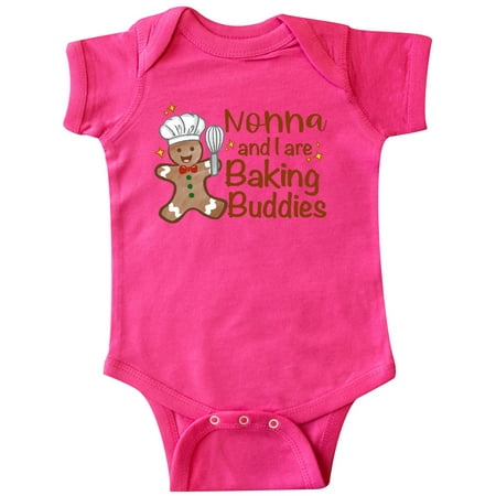 

Inktastic Nonna And I Are Baking Buddies Gift Baby Boy or Baby Girl Bodysuit