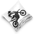 thumbnail image 5 of Coolnut Motocross Rider Pillow Covers 20 x 20 Inch Square Decor Giftsative Throw Pillow Covers Cushion Case for Sofa Couch Home Farmhouse Decor Gifts, 5 of 7