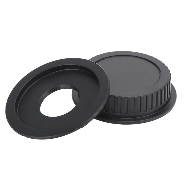 Anillo adaptador de lente CEOS con tapa trasera para lente de montura C para cámara Canon EF EFS
