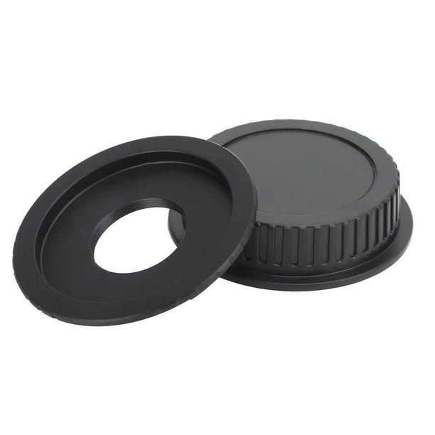 Anillo adaptador de lente CEOS con tapa trasera para lente de montura C para cámara Canon EF EFS