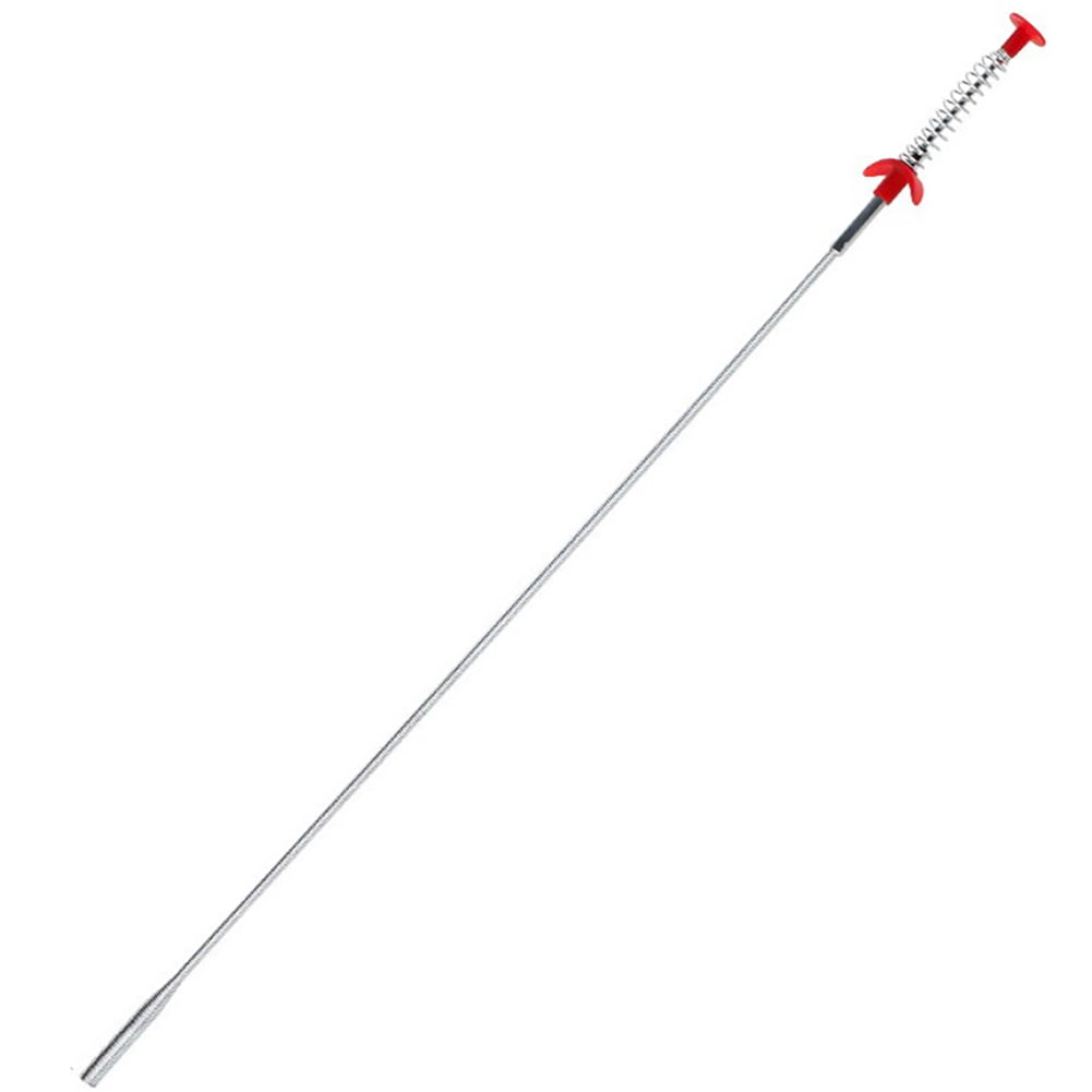 Metal Wire Brush Hand Kitchen Sink Cleaning Hook Sewer Dredging Device Spring Pipe Hair Dredging Tool;Metal Wire Brush Sink Cleaning Hook Sewer Spring Pipe Hair Dredging Tool