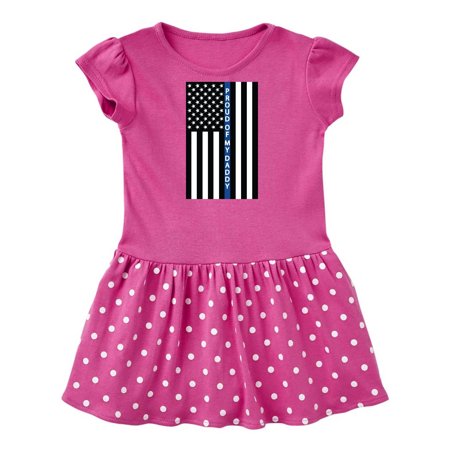 

Inktastic Police Officer Daddy Law Enforcement Gift Baby Girl Dress