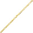 thumbnail image 3 of 14K Yellow Gold 4.5mm Solid Figaro Chain Necklace (28 inches), 3 of 4
