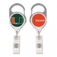 thumbnail image 1 of Miami Hurricanes Badge Holder Premium Retractable, 1 of 2