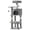 Light Gray, variant on CONCETTA 44in Multi Level Cat Tree Tower,Cat Scratching Posts with Large Top Perch and Hammock,Black Red