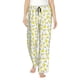 thumbnail image 1 of Fotbe Yellow Lemon Leaves Pantalones de Pijama para Mujer, Pantalones de Dormir, Pantalones Pj con Cordón y Bolsillos-Medium, 1 of 6