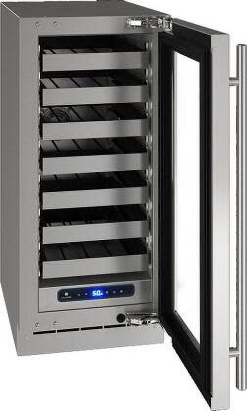 U-Line Uhwc515-01A 15" Wide 28 Bottle Capacity Built-In Or Free Standing Wine Cooler -