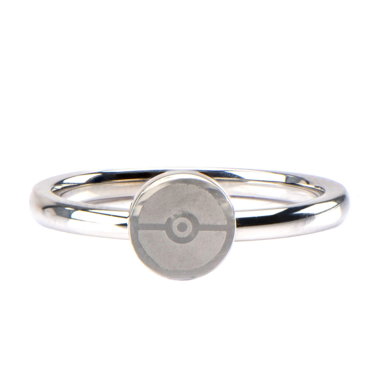 Pokemon Poke Ball Stainless Steel Ring | 6