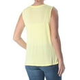 thumbnail image 2 of HIPPIE ROSE $24 Womens New 1526 Yellow Lattice Front Tank Top L Juniors B+B, 2 of 2