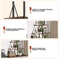 thumbnail image 4 of Bookcase, 4-Tier Ladder Bookshelf, A-Shaped Ladder Shelf Display, Ladder Shelf Storage Organizer for Living Room, Home Office, 4 of 8