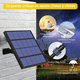 thumbnail image 3 of Juego de Lámparas  Bloosom Solar Recargable Luz Exterior Luces Led Negro, 3 of 5
