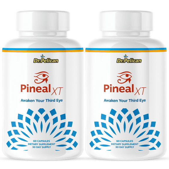 Pineal XT- Nerve & Brain Support- 2 Bottles- 120 Capsules