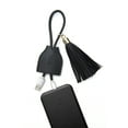 thumbnail image 3 of MOTILE™ Brand Tassel Cord with Lightning® Connection, Charcoal, 3 of 4