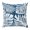 Indigo, Cobalt, Blue, variant on Throw Pillow Covers 26x26 Inch, Palm Tree Monstera Decorative Pillow Cases for Couch Sofa Bed, Indigo Blue Leaf Boho Botanical Tropical Cotton Linen Square Home Decor Pillowcases with Hidden Zipper