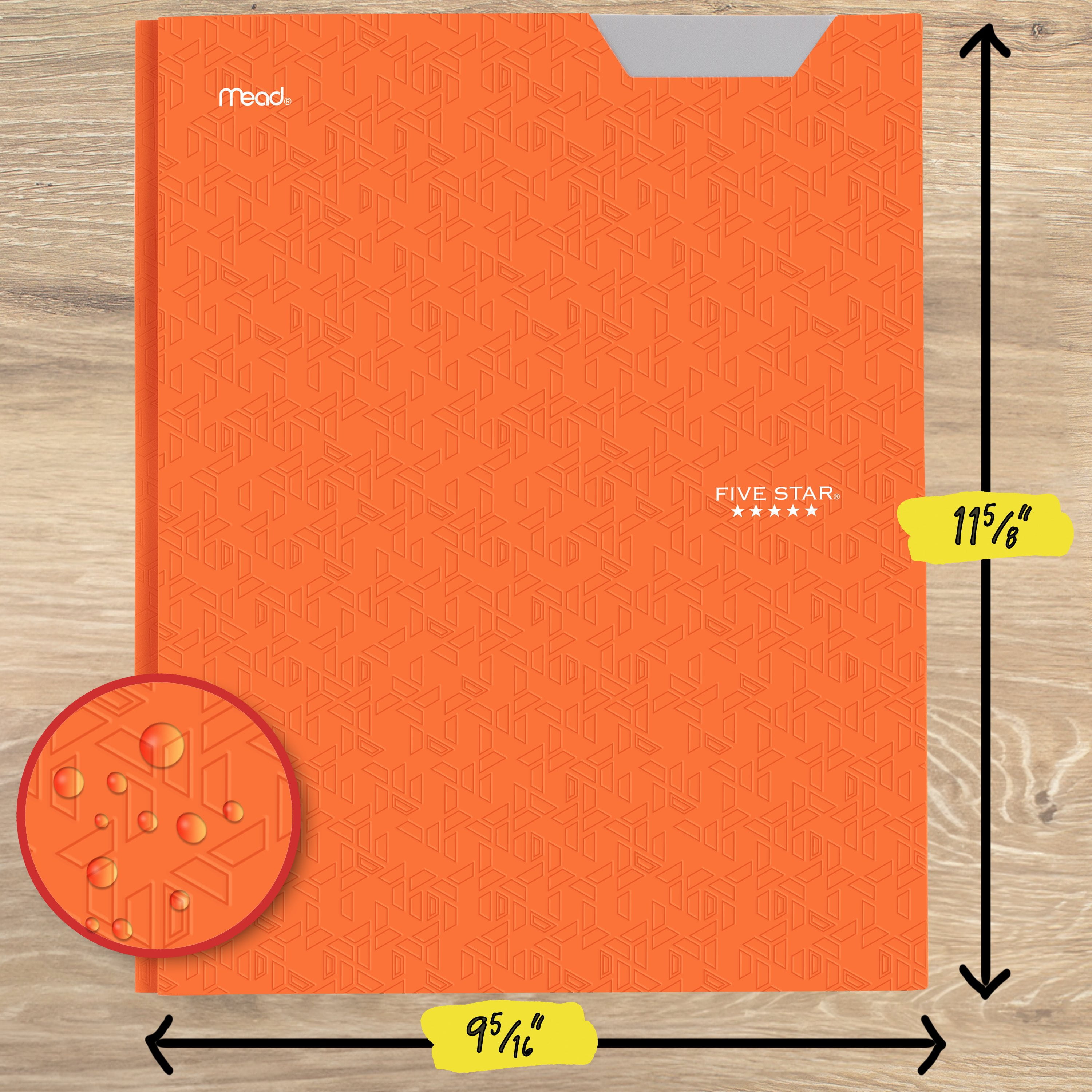 Porte-document Advance Stay-Put Five Star orange