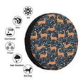 thumbnail image 4 of Fotbe Reindeer Funda de Llanta de Repuesto con Estampado, Engrosada, Ajuste Universal para Jeep, Remolque, RV, SUV, Camión-14 inch, 4 of 6