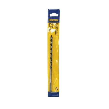 

Irwin 5/16 in. Dia. x 7.5 in. L Auger Bit Carbon Steel 7/32 in. Hex Shank 1 pc.