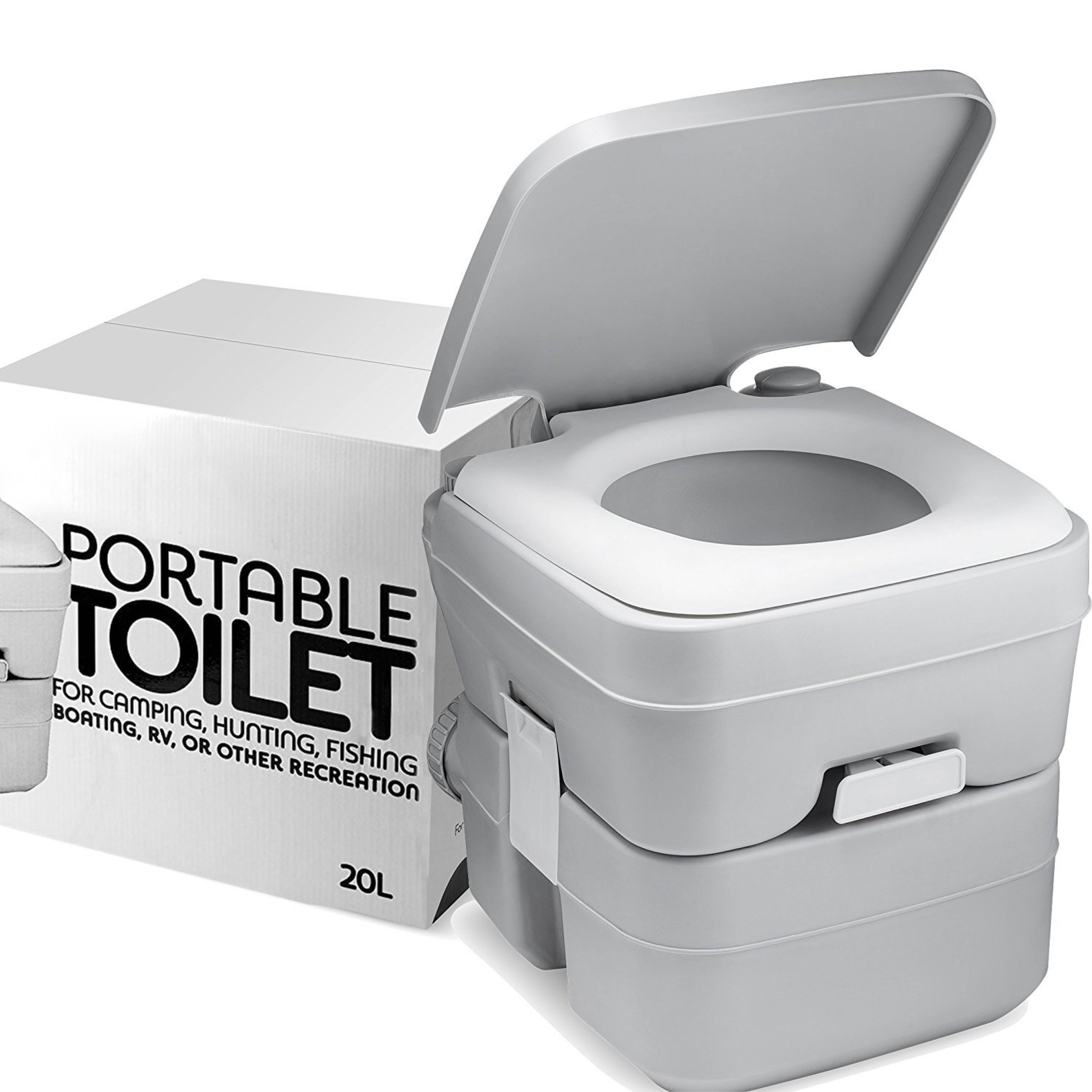 Okus Portable Toilet Camping Porta Potty 5 Gallon Waste Tank Portable Toilet Camping Porta Potty