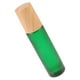 thumbnail image 2 of FELTECHELECTR 5 minibotellas de vidrio de 10 ml con tapa de madera, vacías, portátiles, para perfumes, para viajes en casa (verde)., 2 of 7