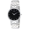 Movado Faceto Black Dial Stainless Steel Mens Watch 0606237