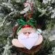 thumbnail image 3 of Colgantes de muñeco de nieve de Papá Noel, adornos para árbol de Navidad, muñeco colgante, decoración artesanal, proveedor de decoraciones navideñas para el hogar, regalo para niños, 3 of 5