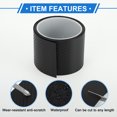thumbnail image 4 of Ofertas Únicas 2.76"x118" Tira de Umbral 3D para la Mayoría de los SUV de Automóviles Patrón de Fibra de Carbono Negro Anti Rayones, 4 of 7