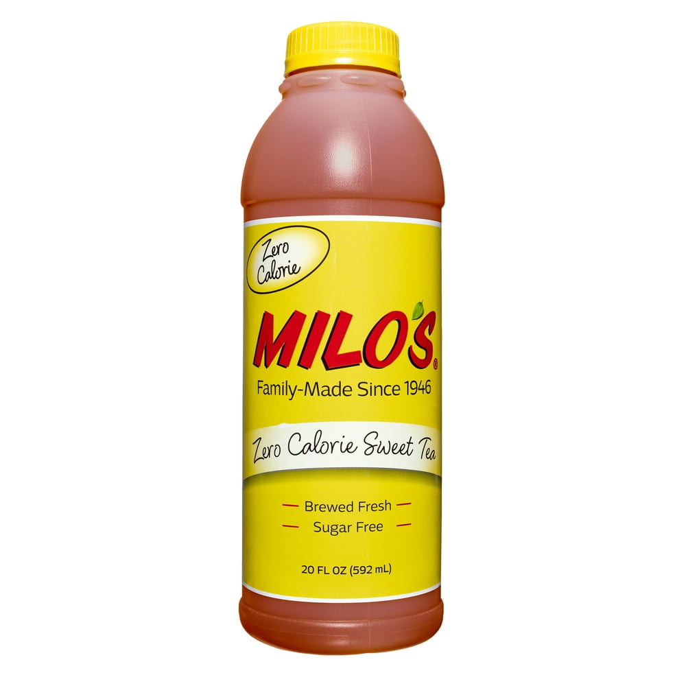 Milo’s Zero Calorie Sweet Tea, Sugar Free, 20 fl. oz. Bottle - Walmart