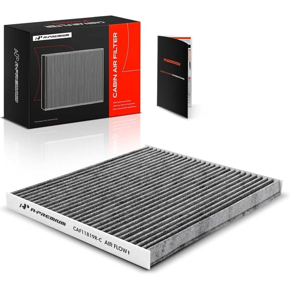 A-Premium Cabin Air Filter with Activated Carbon, Compatible with Hyundai Sonata, Azera, Santa Fe & Kia Cadenza, Optima, Sedona & GMC Terrain & Chevrolet Equinox