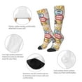 thumbnail image 6 of Bingfone Compression Socks For Women And Men Long Socks For Running Athletic Cycling Nurse-Travel Stamp, 6 of 9