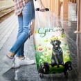 thumbnail image 3 of Labrador Retriever Hello Spring Time Flower Floral Nature Travel Luggage Cover Lab Dog Lover Gifts Suitcase Dust Protective Decor - 02031, 3 of 5
