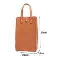 thumbnail image 2 of Washranp Double Bottle Reusable Wine Gift Bags,Solid Color Felt Wine Carrier Tote Bag with Handle for Party Favors Travel Champagne Beer Beverage Packaging, 2 of 4