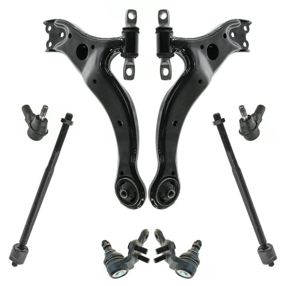 TRQ Lower Control Arm Inner Outer Tie Rod Ball Joint Set 8pc for Avalon Solara PSA59253